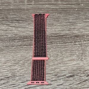 Pink and Black Watch Band